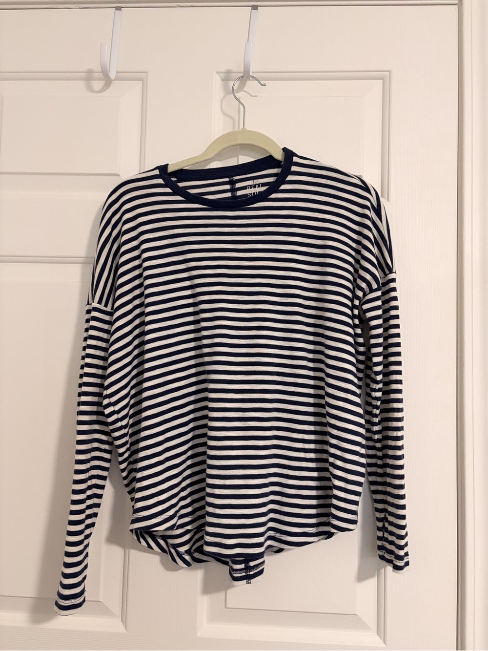 Aerie Striped Navy & White Tee